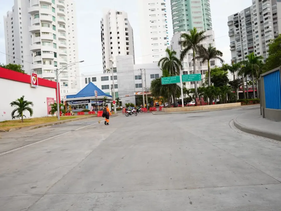 Proyecto 4 en 1 habilita su primer tramo terminado para mitigar inundaciones en Bocagrande