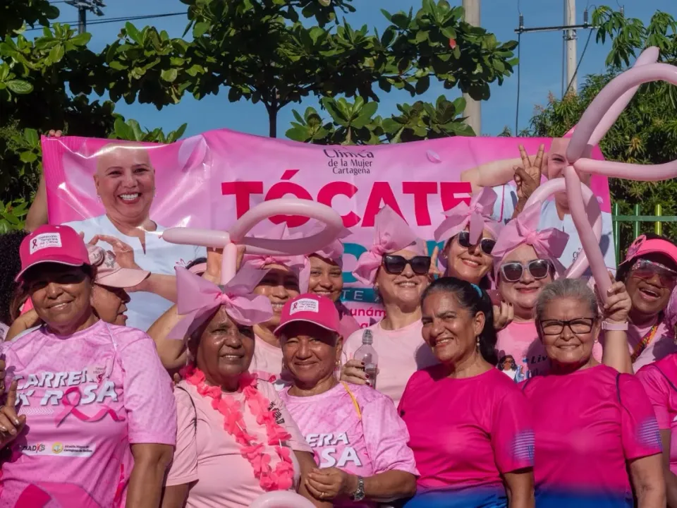 Caminata 5K contra el cáncer de mama recorrerá el Centro Histórico de Cartagena este domingo
