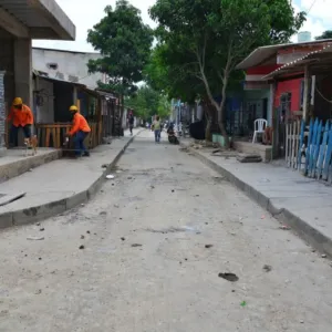 Pavimentación de calle en Nelson Mandela alcanza el 90 % de ejecución