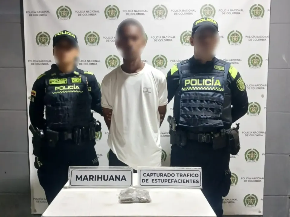 Capturado con 29 bolsas de marihuana en el barrio San Diego