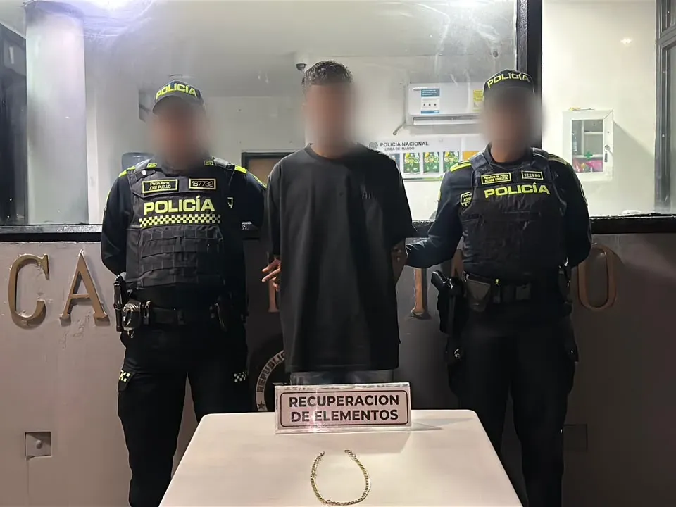 Cayó «Leidercito» tras atracar turista guatemalteco en Centro Histórico de Cartagena