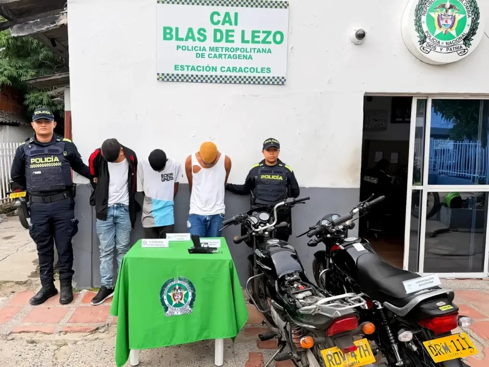 Capturan a cinco por hurtos en «manada» y hechos de violencia en Cartagena