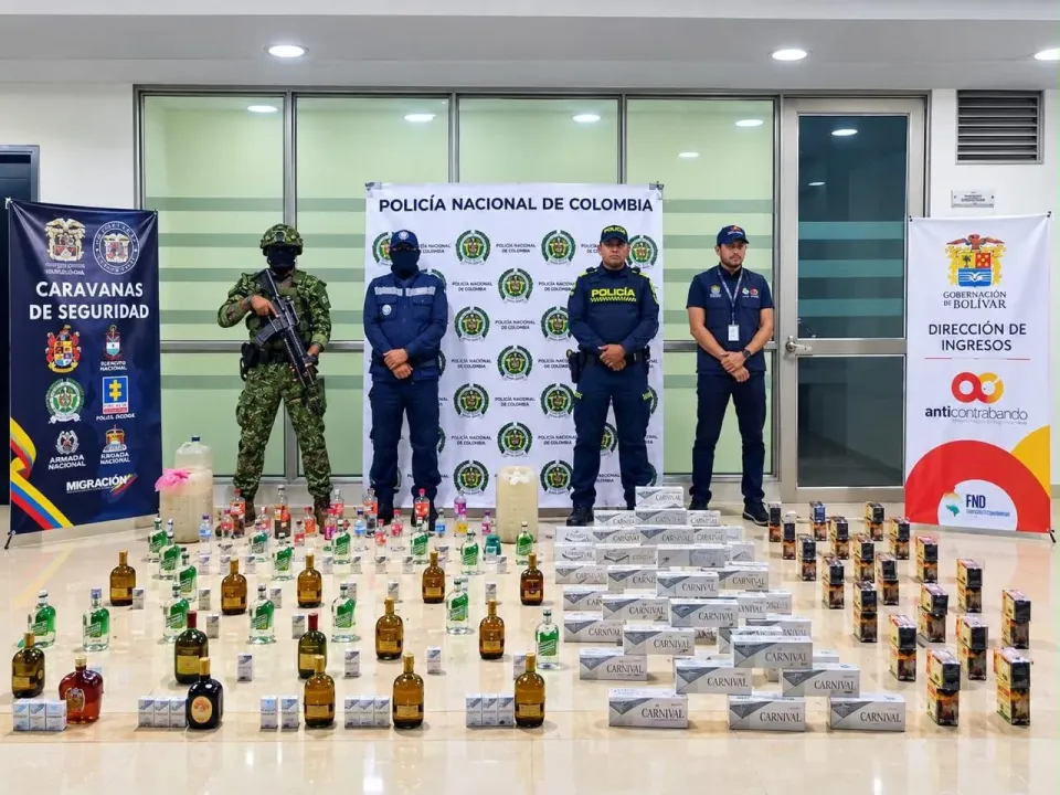 Caravana de Seguridad en Turbaco deja resultados contra el contrabando y economías ilegales